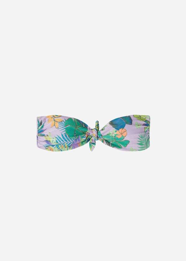 Calzedonia Bandeau Brasilia Bikinioberteile Damen Lila | CH2505EX