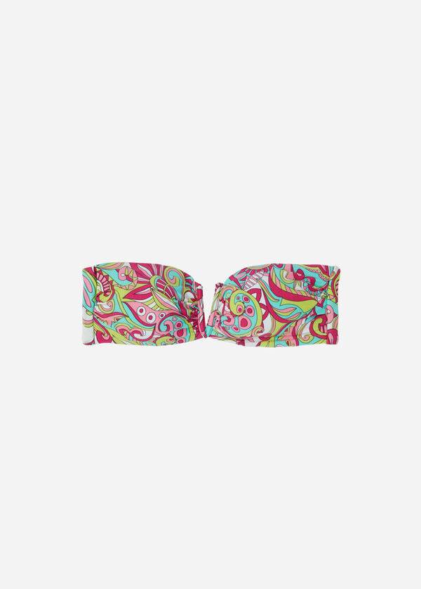 Calzedonia Bandeau Londra Bikinioberteile Damen Rosa | CH2495DN