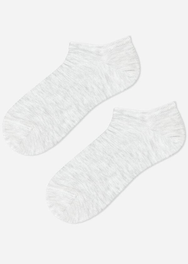 Calzedonia Baumwoll No-Show Socken Herren Silber | CH1291ZG