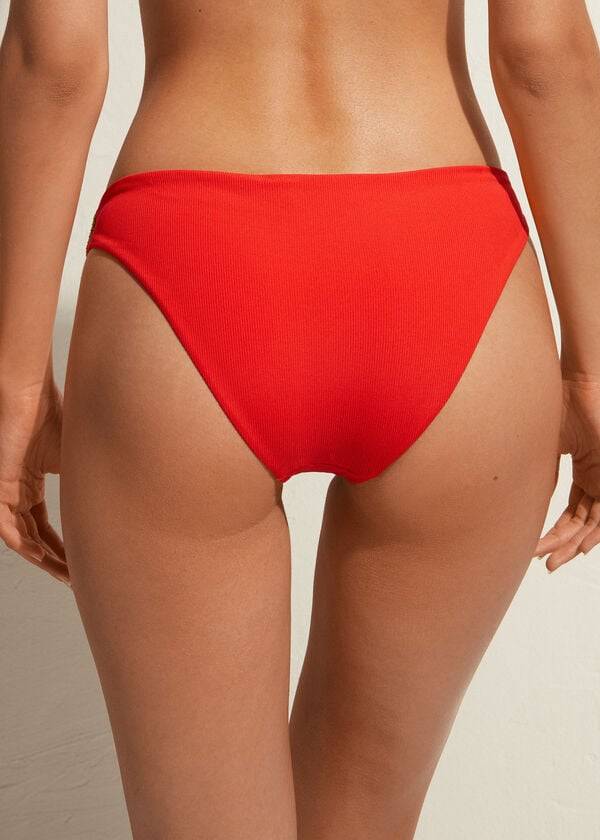 Calzedonia Berlino Bikinihosen Damen Rot | CH2897NB