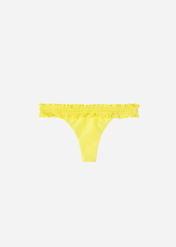 Calzedonia Brazilian Formentera Bikinihosen Damen Gelb | CH2885AP