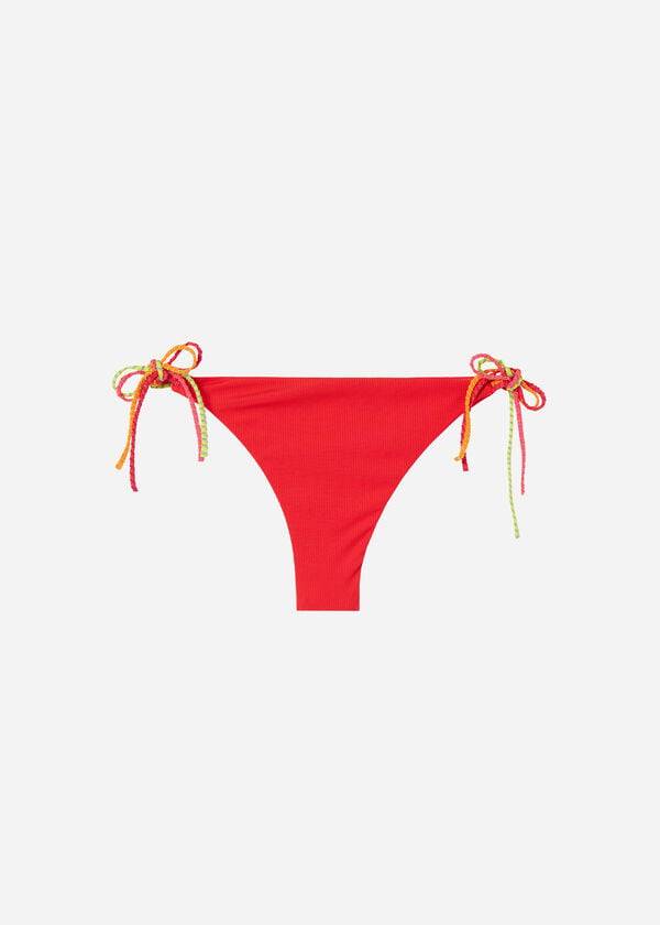 Calzedonia Brazilian String Berlino Bikinihosen Damen Rot | CH2864YU