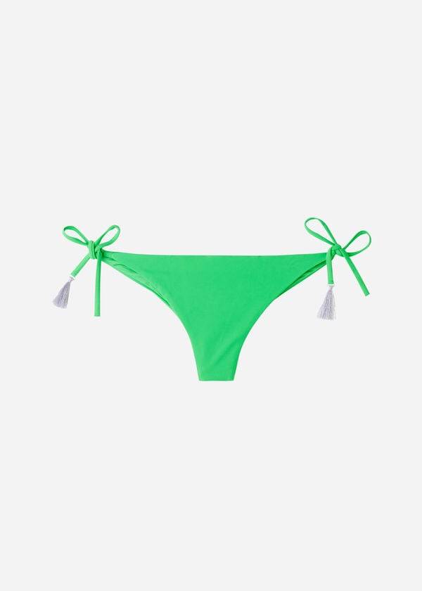 Calzedonia Brazilian String Capri Bikinihosen Damen Grün | CH2863UT