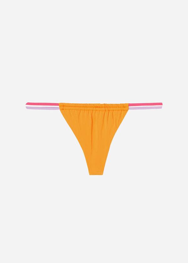 Calzedonia Brazilian String Tokyo Eco Bikinihosen Damen Orange | CH2846YU