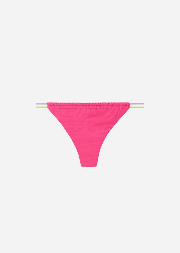 Calzedonia Brazilian String Tokyo Eco Bikinihosen Damen Rosa | CH2847TV