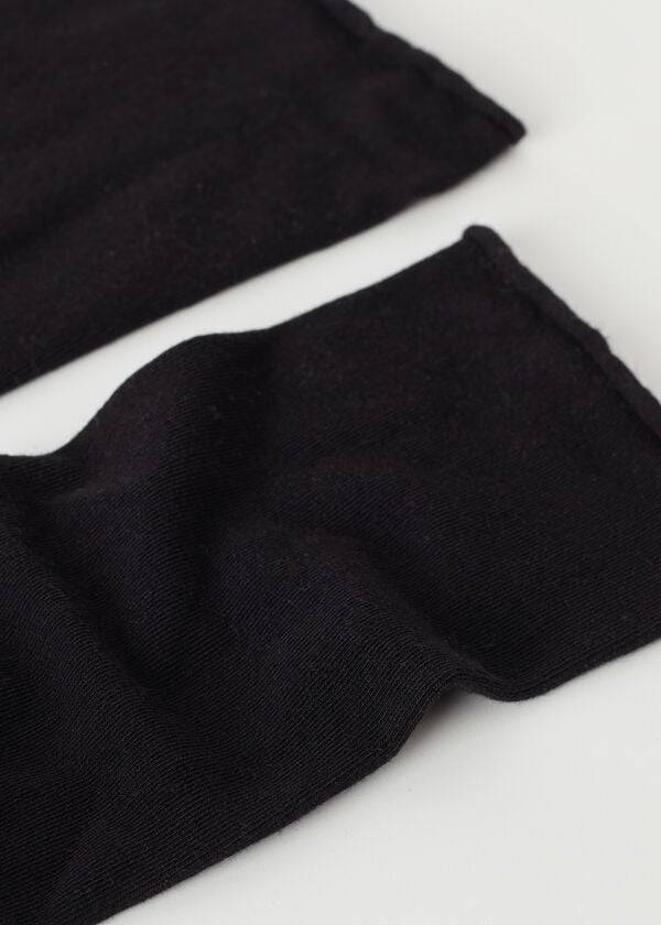 Calzedonia Cashmere Blend 3/4 Long Socken Damen Schwarz | CH1954UT