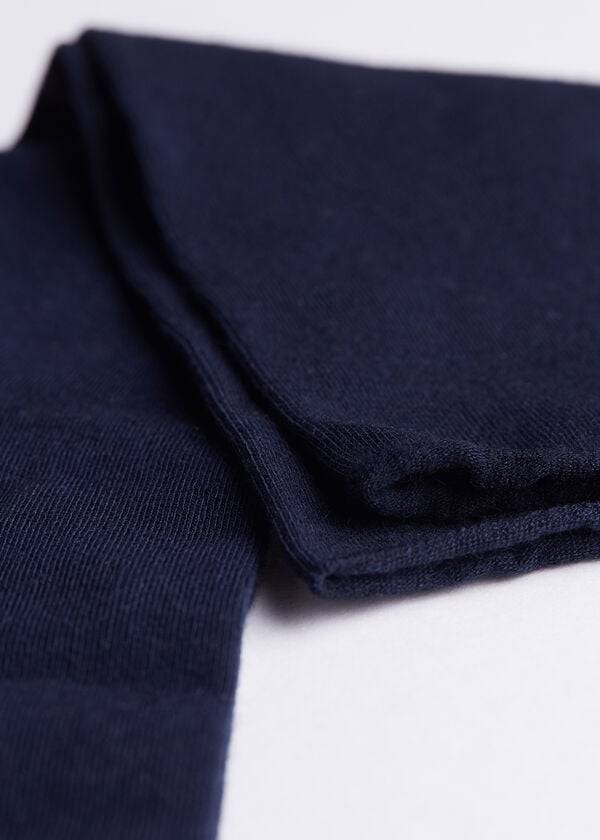 Calzedonia Cashmere Blend 3/4 Long Socken Damen Blau | CH1955IS