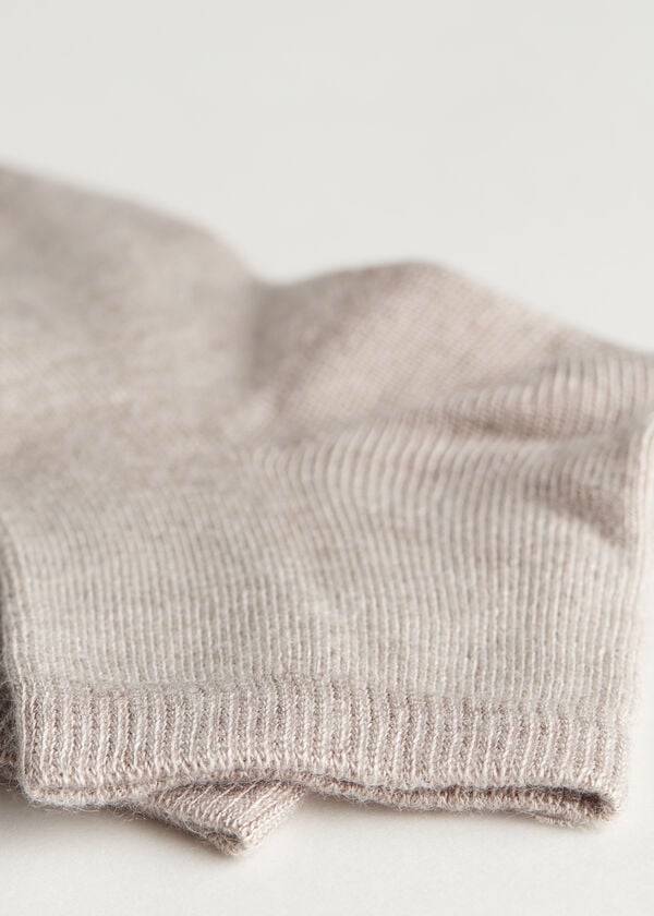 Calzedonia Cashmere Blend Kurzes Socken Kinder Beige Braun | CH1027HK