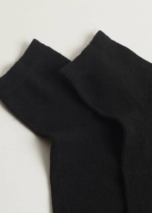 Calzedonia Cashmere Blend Kurzes Socken Kinder Schwarz | CH1097IS