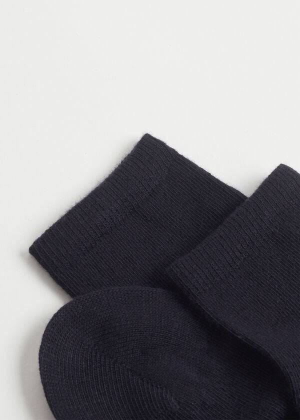 Calzedonia Cashmere Blend Kurzes Socken Kinder Blau | CH1098OR