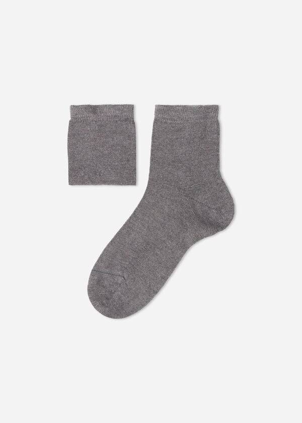 Calzedonia Cashmere Blend Kurzes Socken Kinder Grau | CH1101SO