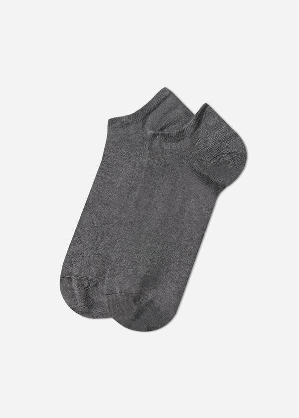 Calzedonia Cashmere Blend No-Show Socken Damen Grau | CH1924EX