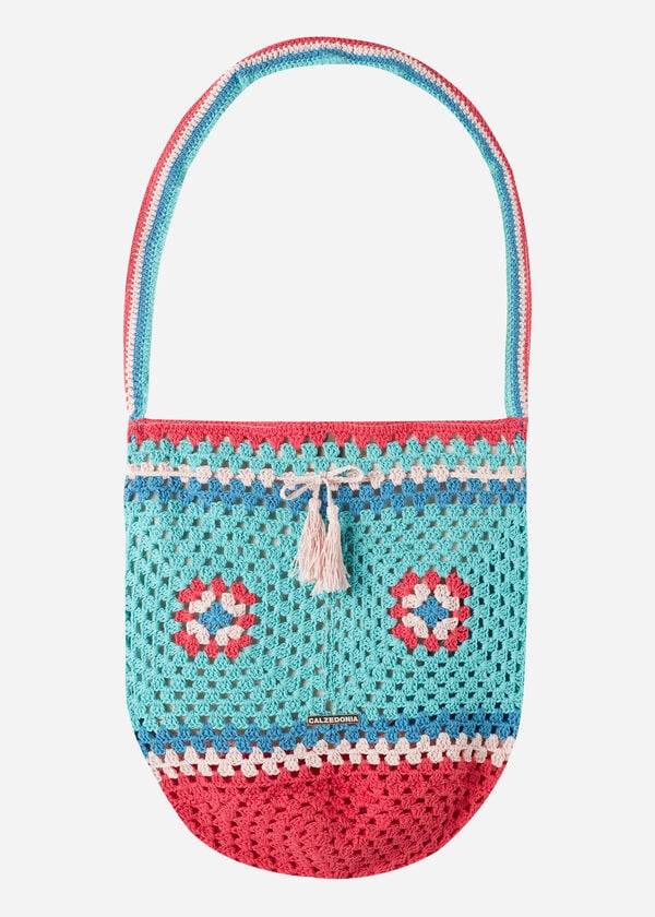 Calzedonia Crochet Beach Bag Accessoires Damen Türkis Blau | CH2917YU