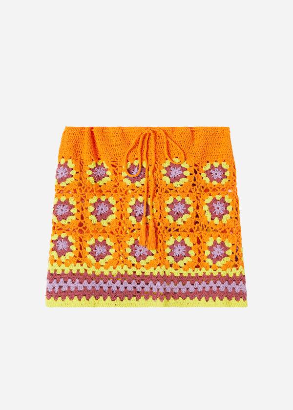 Calzedonia Crochet Skirt Cover-Ups Damen Orange | CH2061PQ