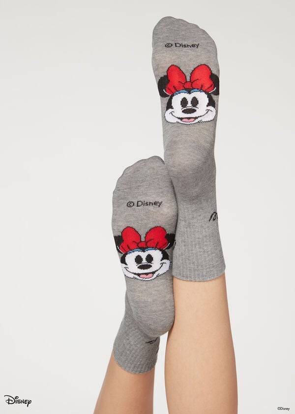 Calzedonia Disney Patterned Kurzes Socken Damen Grau | CH1766QZ