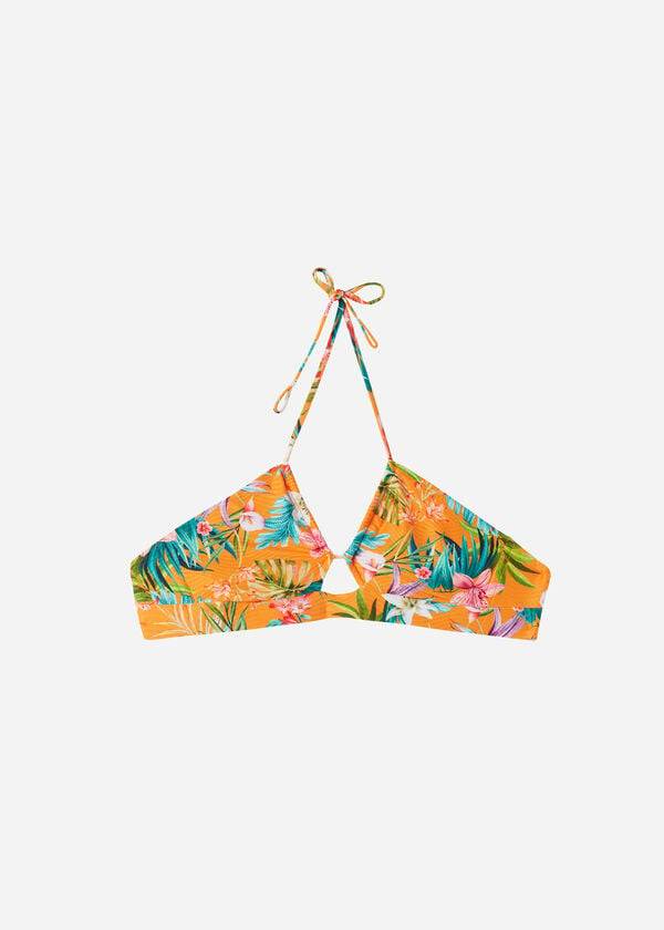 Calzedonia Drawstring Bandeau Rio Eco Bikinioberteile Damen Orange | CH2478RW