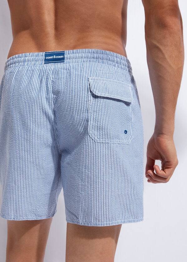 Calzedonia Formentera Badehose Herren Blau Weiß | CH1255PQ