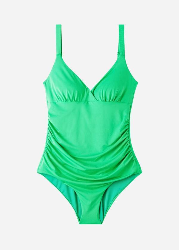 Calzedonia Gepolstert One-Piece Shaping-Effect Indonesia Eco Badeanzüge Damen Grün | CH1998NB