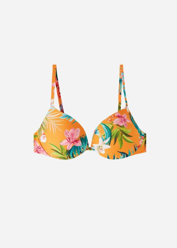 Calzedonia Gepolstert Push-Up Rio Eco Bikinioberteile Damen Orange | CH2316PQ