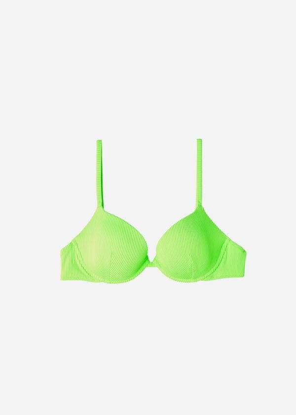 Calzedonia Gepolstert Push-up New York Bikinioberteile Damen Grün | CH2319UT