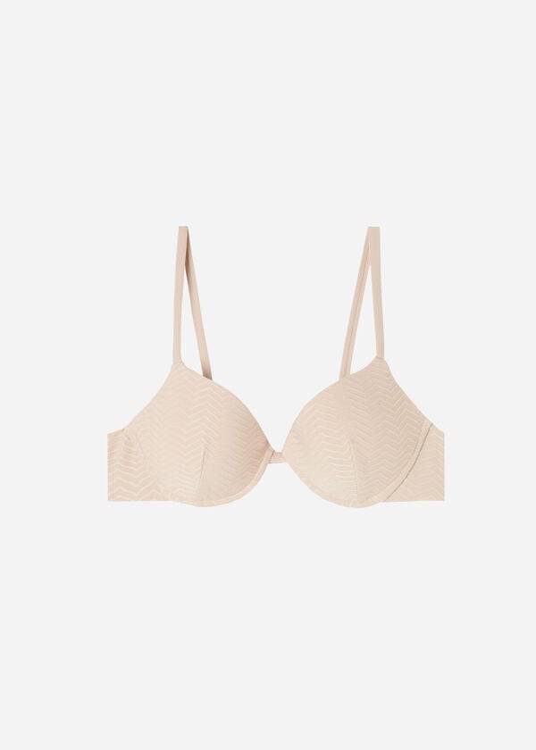 Calzedonia Gepolstert Push-up The Hamptons Bikinioberteile Damen Beige | CH2310NB