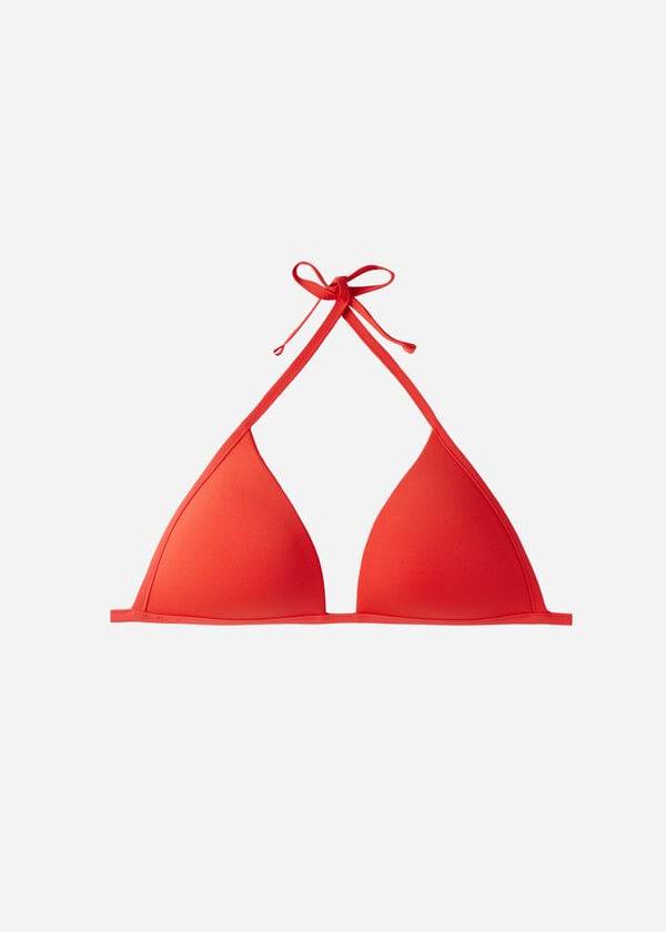 Calzedonia Gepolstert Triangle Indonesia Eco strass Bikinioberteile Damen Rot | CH2264TV