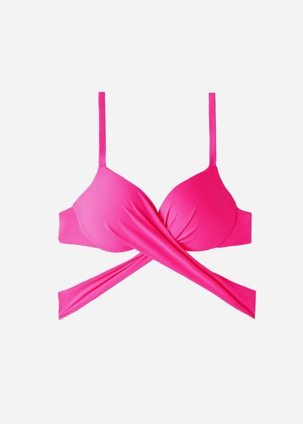 Calzedonia Graduated Gepolstert Push Up Indonesia Bikinioberteile Damen Rosa | CH2469DN