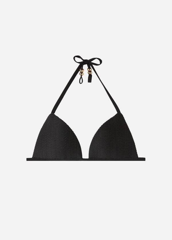 Calzedonia Graduated Gepolstert Triangle Casablanca Bikinioberteile Damen Schwarz | CH2455QZ