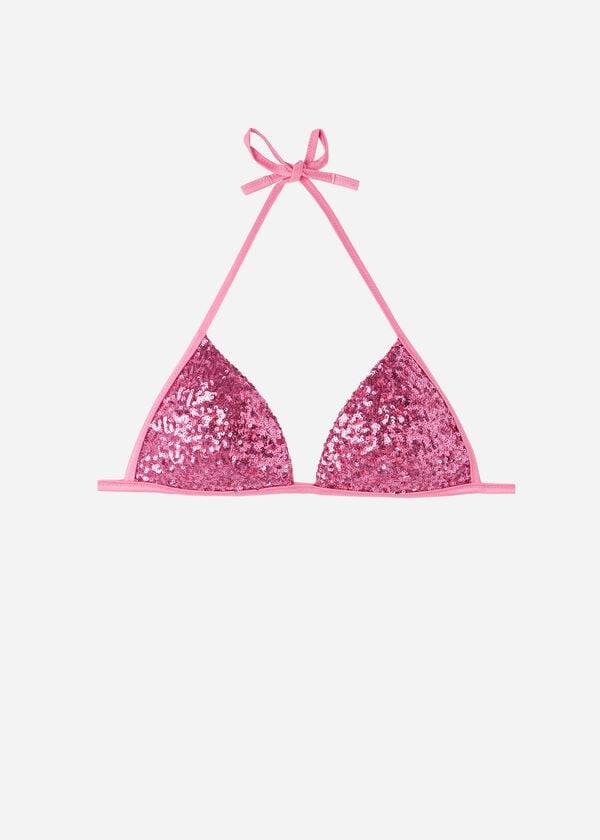 Calzedonia Graduated Gepolstert Triangle Cannes Bikinioberteile Damen Rosa | CH2457NB