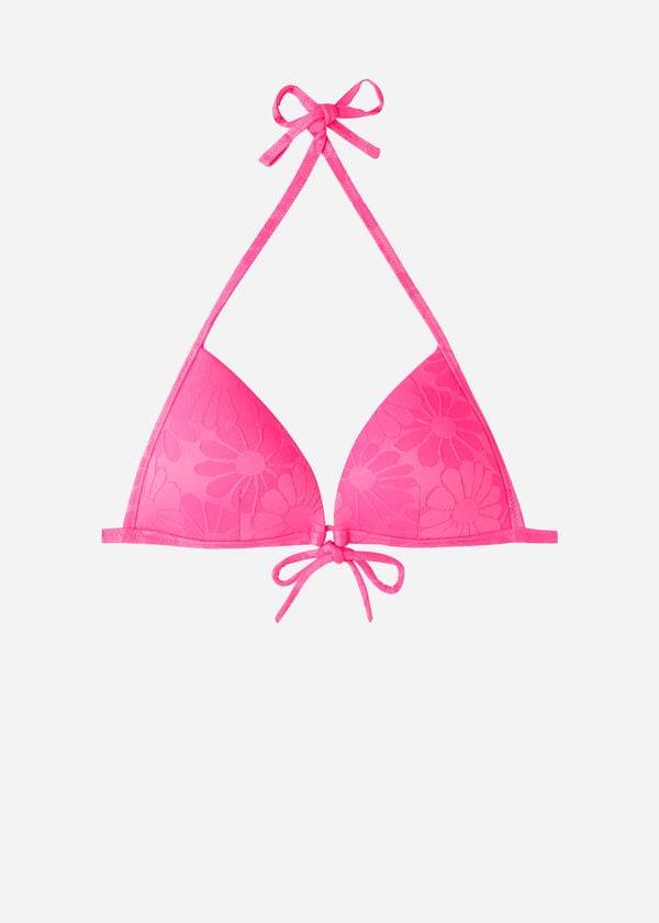 Calzedonia Graduated Gepolstert Triangle Antibes Bikinioberteile Damen Rosa | CH2463LH