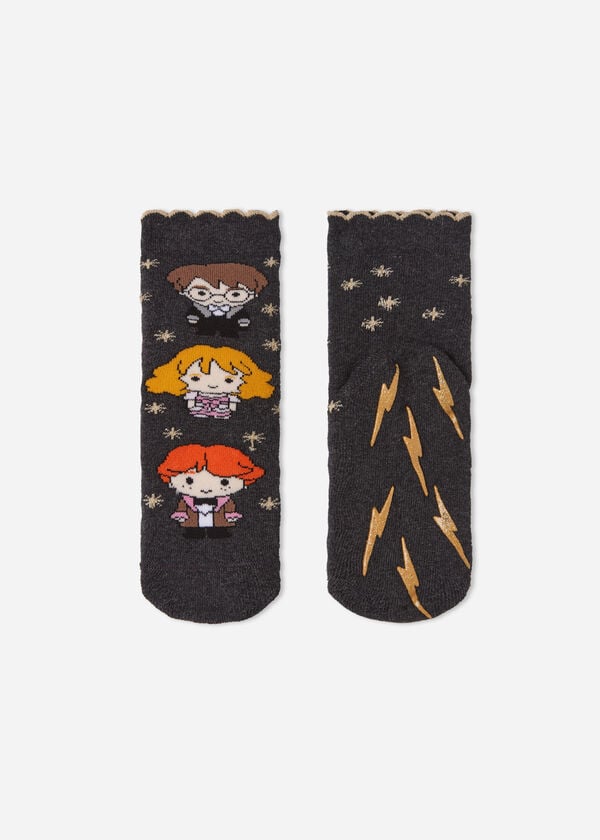 Calzedonia Harry Potter Christmas Non-Slip Kurzes Socken Kinder Braun | CH1084XF