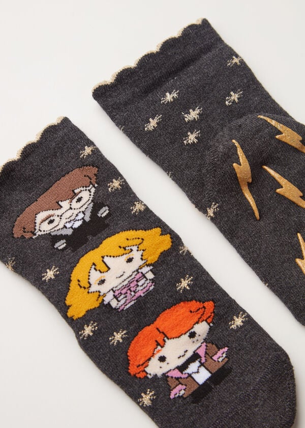 Calzedonia Harry Potter Christmas Non-Slip Kurzes Socken Kinder Braun | CH1084XF