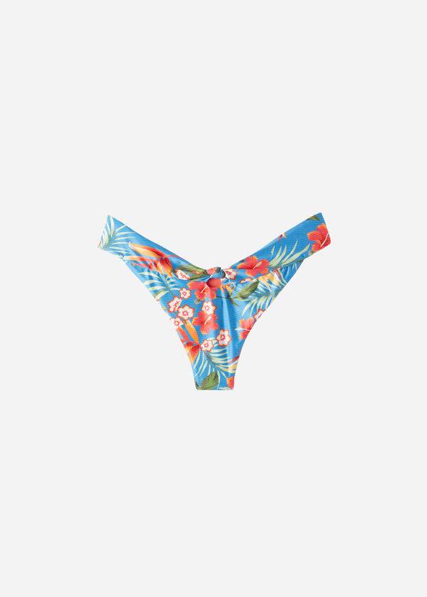 Calzedonia High-Cut Brazilian Maui Bikinihosen Damen Grün | CH2747UT