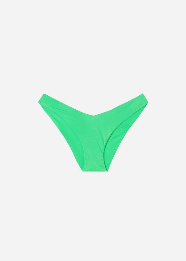 Calzedonia High Cut Indonesia Eco Bikinihosen Damen Mintfarben | CH2795RW