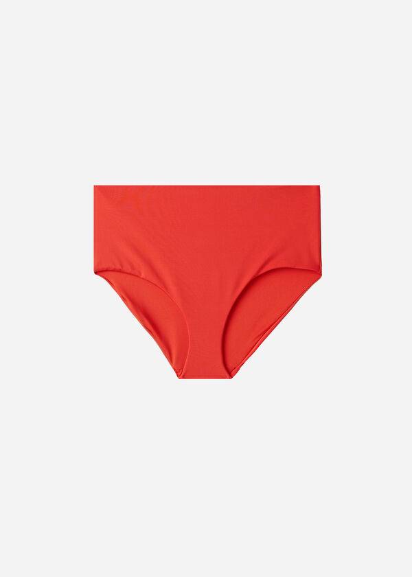 Calzedonia High Shaper Taille Indonesia Eco Bikinihosen Damen Rot | CH2786DN