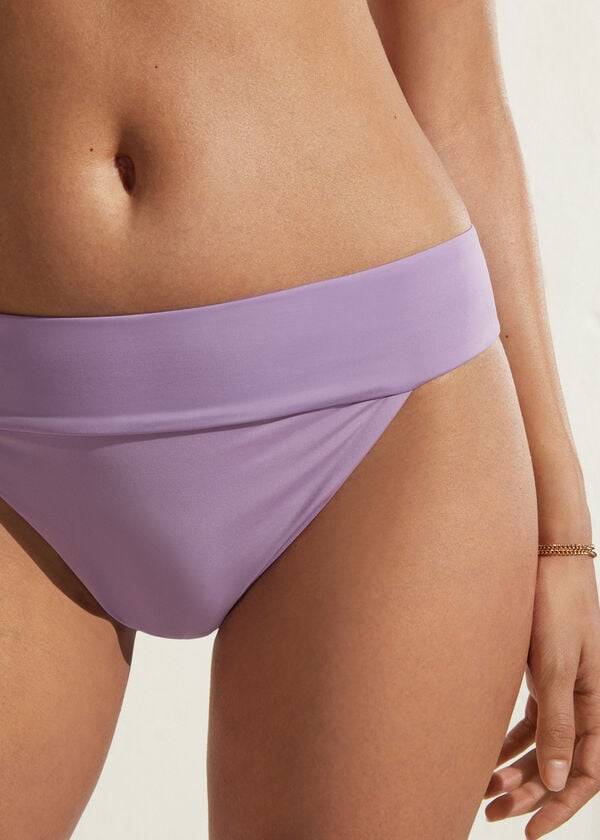 Calzedonia High Taille Brazilian Indonesia Eco Bikinihosen Damen Lila | CH2772OR