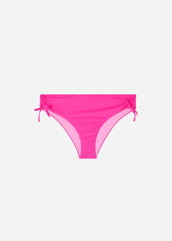 Calzedonia High-Taille Drawstring Indonesia Bikinihosen Damen Rosa | CH2734ZG