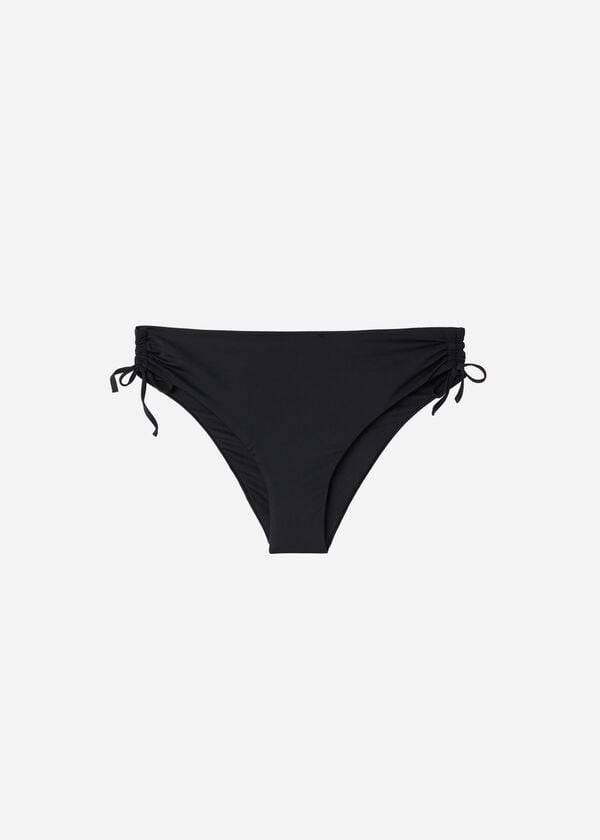 Calzedonia High-Taille Drawstring Indonesia Bikinihosen Damen Schwarz | CH2736KI