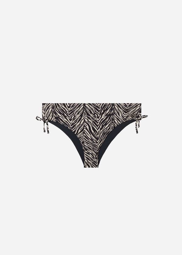 Calzedonia High-Taille Drawstring Nairobi Bikinihosen Damen Schwarz | CH2731VD