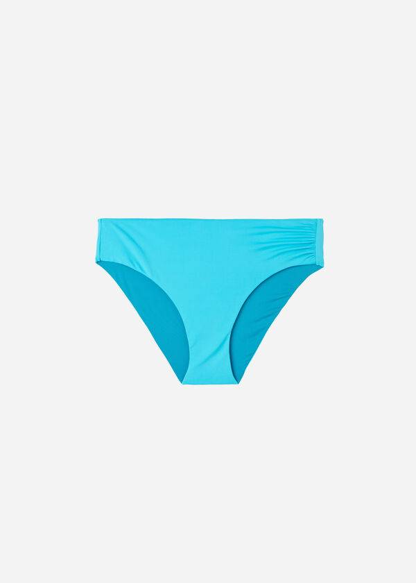 Calzedonia High Taille Indonesia Eco Bikinihosen Damen Türkis Grün | CH2758CE