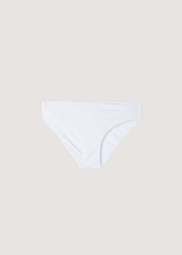 Calzedonia High Taille Indonesia Eco Bikinihosen Damen Weiß | CH2759XF