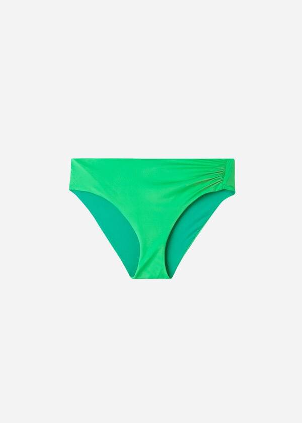 Calzedonia High Taille Indonesia Eco Bikinihosen Damen Grün | CH2761LH