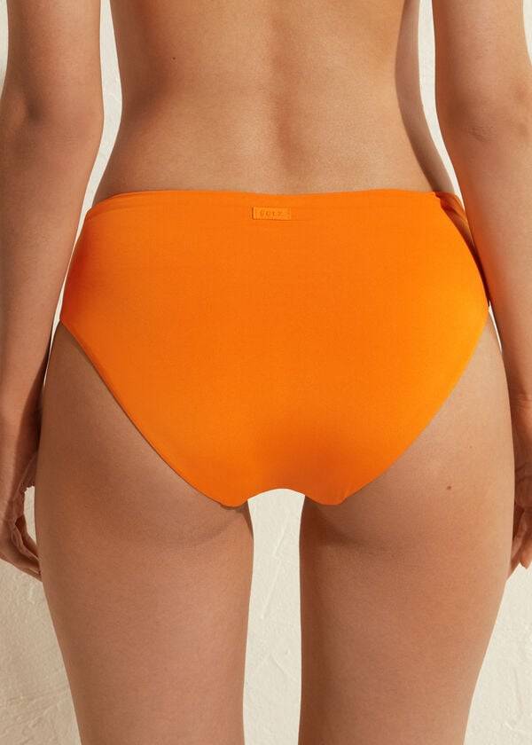 Calzedonia High Taille Indonesia Eco Bikinihosen Damen Orange | CH2764HK