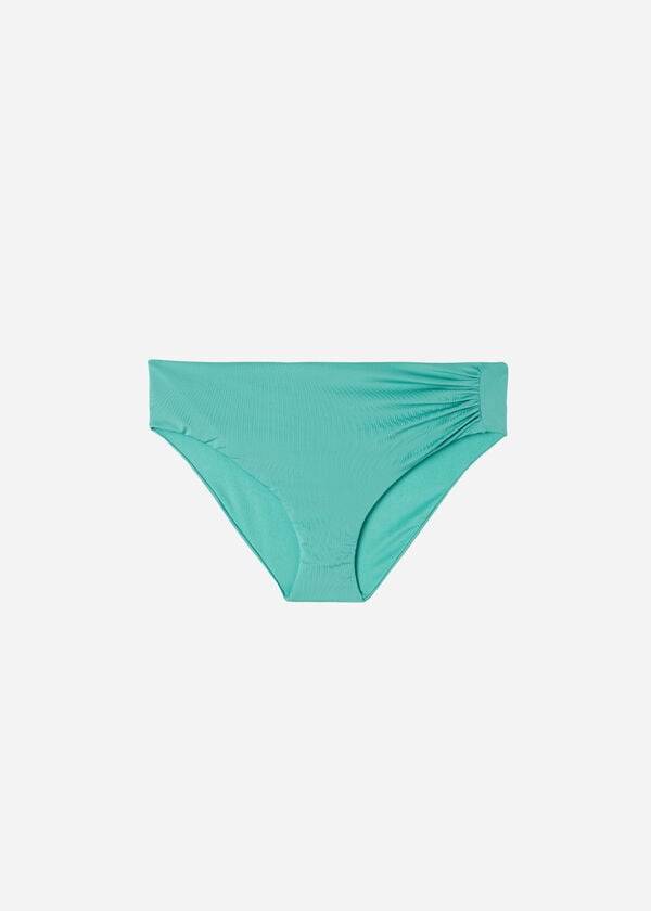 Calzedonia High Taille Indonesia Eco Bikinihosen Damen Türkis | CH2765HK