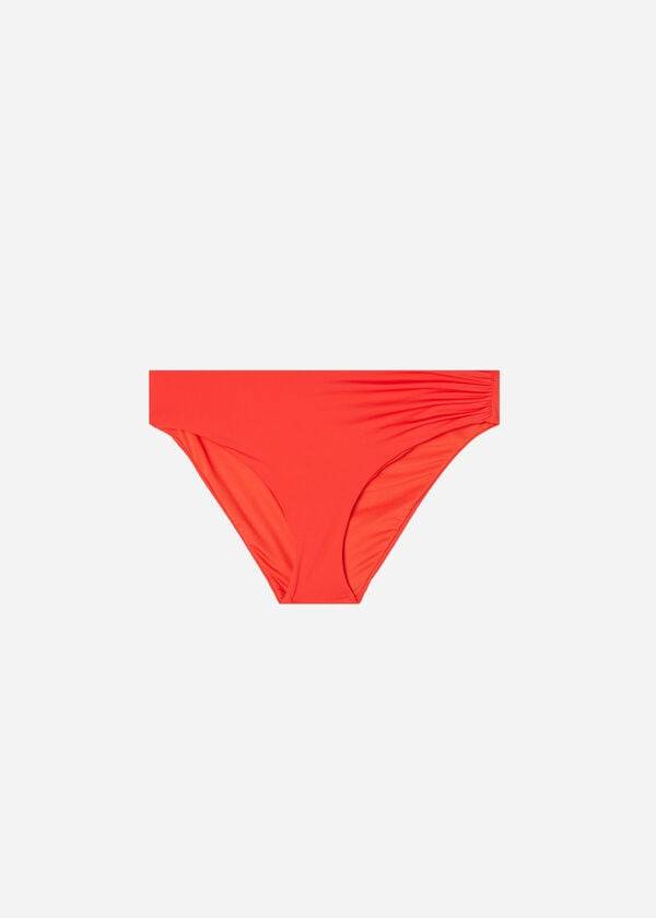 Calzedonia High Taille Indonesia Eco Bikinihosen Damen Rot | CH2766GL