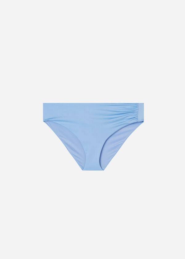 Calzedonia High Taille Indonesia Eco Bikinihosen Damen Blau | CH2767FM