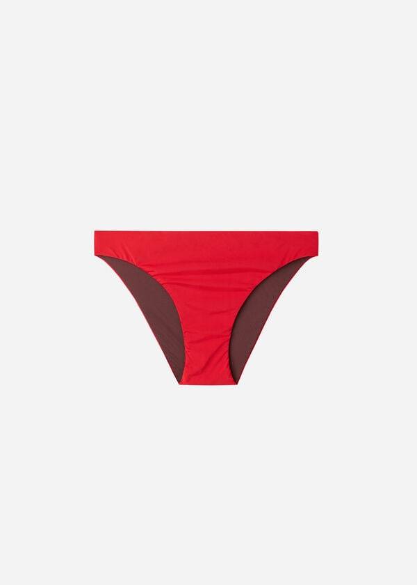 Calzedonia Indonesia Eco Low rise Bikinihosen Damen Rot | CH2714FM