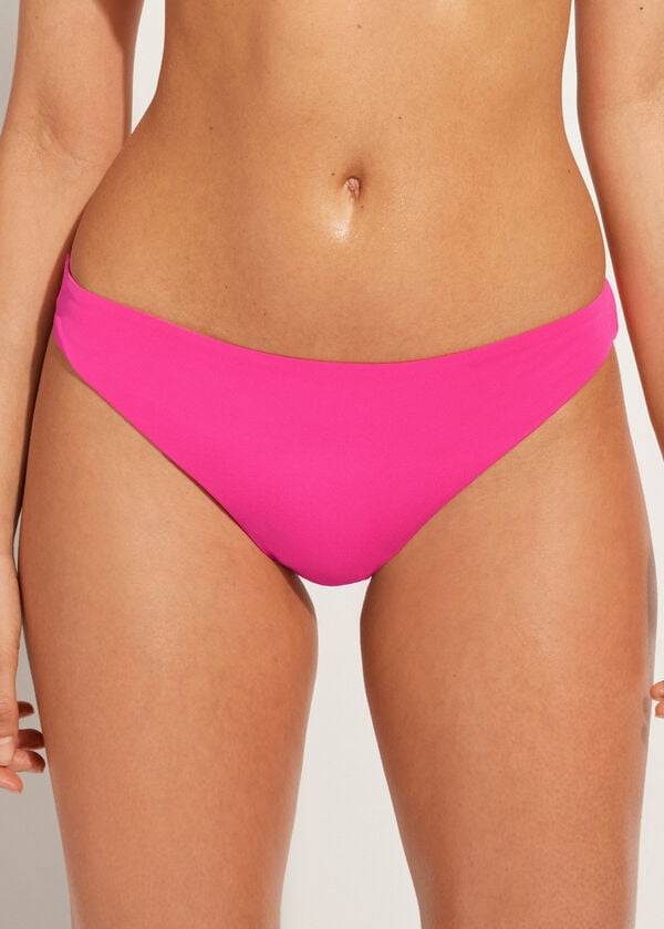 Calzedonia Indonesia Eco Low rise Bikinihosen Damen Rosa | CH2716SO