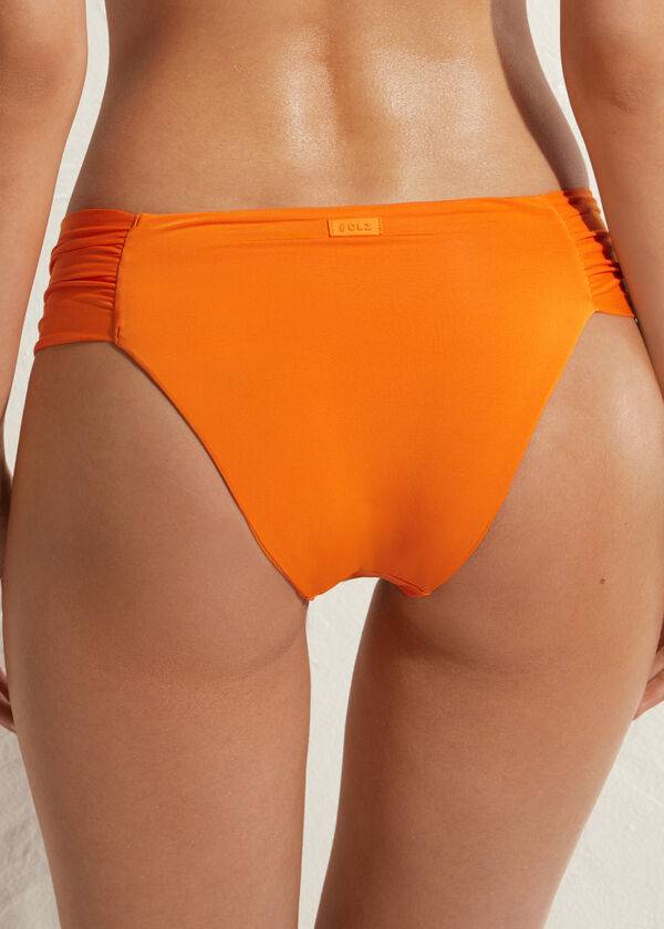 Calzedonia Indonesia Eco rise Bikinihosen Damen Orange | CH2712HK