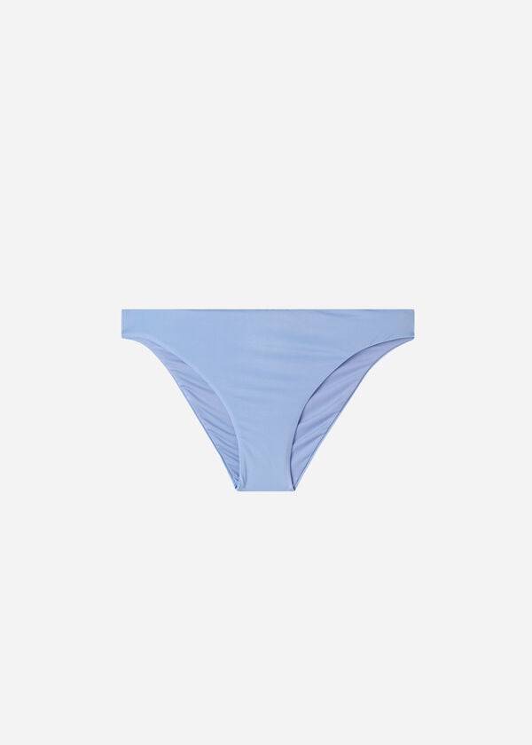 Calzedonia Indonesia Eco rise Bikinihosen Damen Blau | CH2713GL